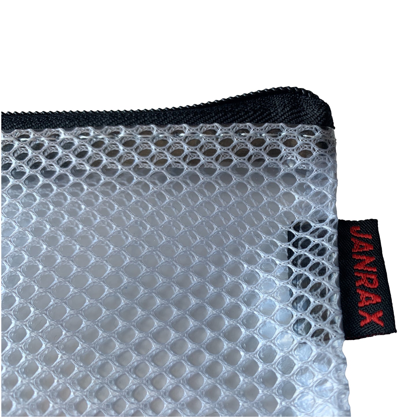 Pack of 48 Premium A4 Black Zip Mesh Bags by Janrax