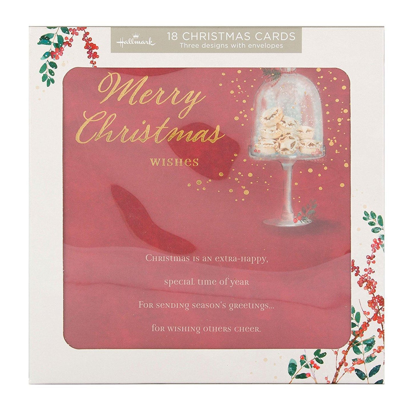 Hallmark Charity Bumper Pack 'Extra Happy' For friends & family Pack of 18 