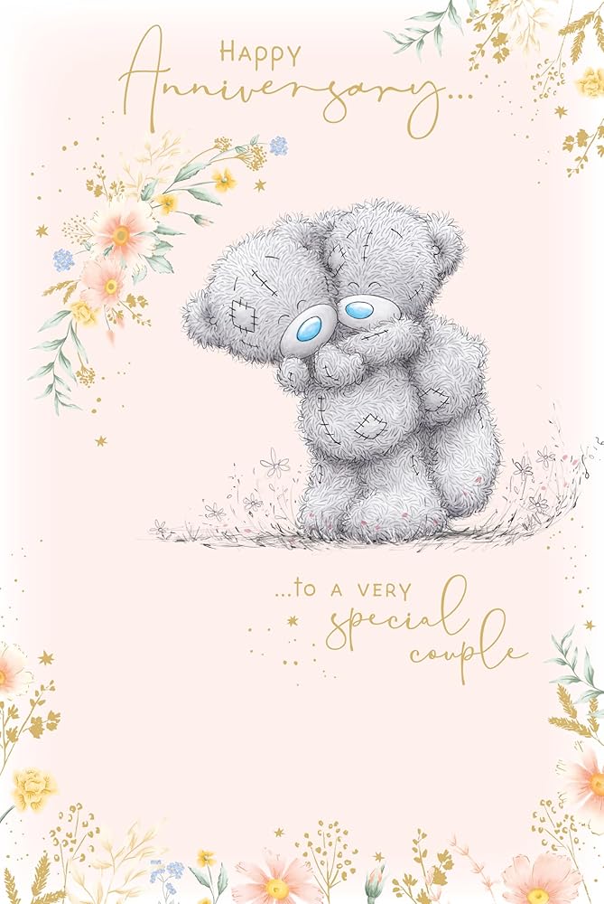 Bears Hugging Special Couple Anniversary Card