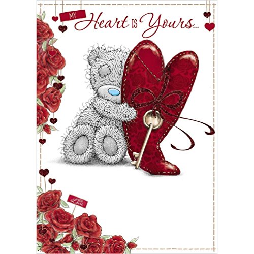 My Heart Is Yours Love Sweet Me To You Bear New Valentine's Day Card