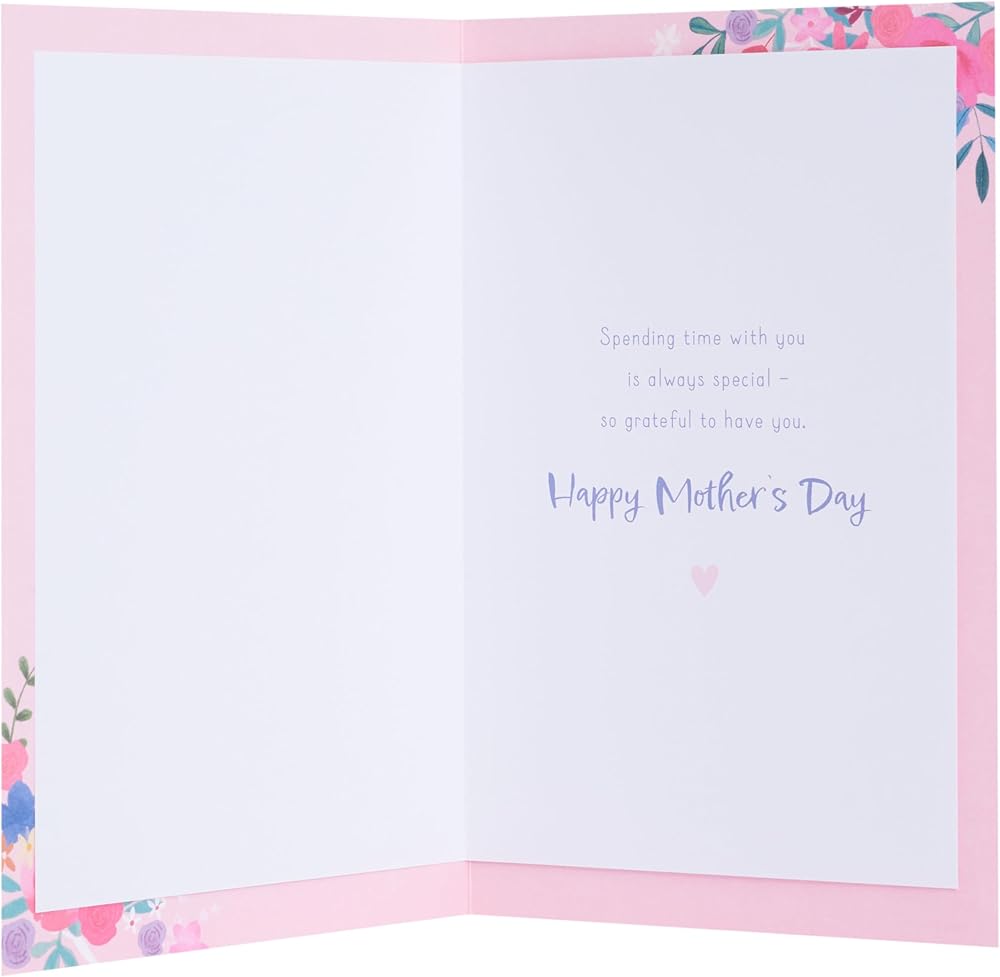 Flowers and House Deisgn Grandma Mother's Day Card
