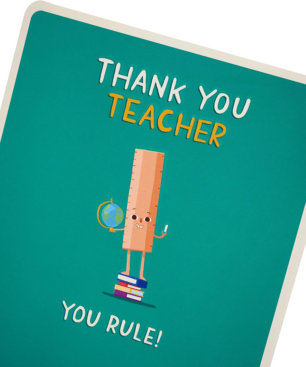 You Rule Thank You Teacher Card appreciate Card