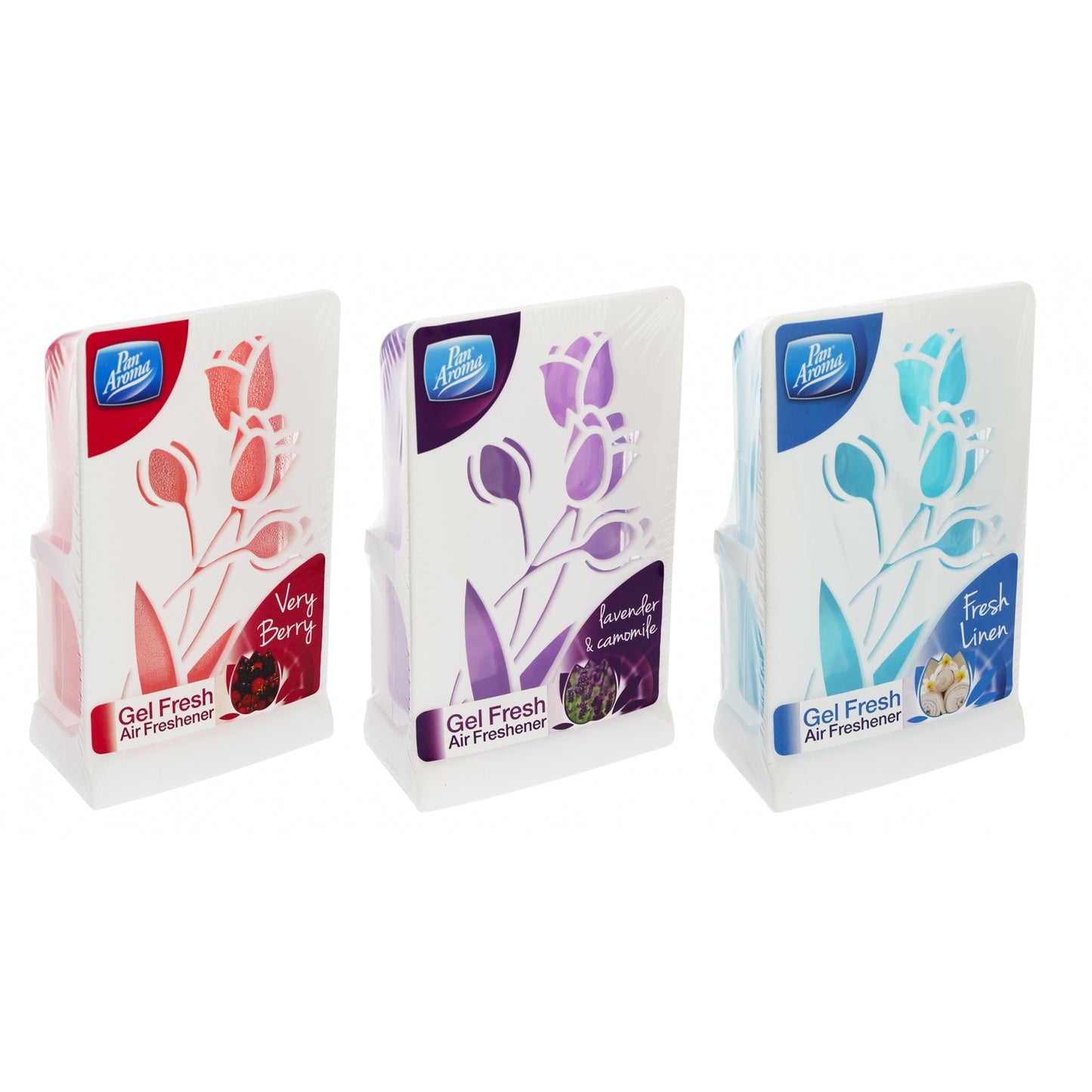 Flower Fragrance Pan Aroma Gel Fresh Air Freshener - One Supplied