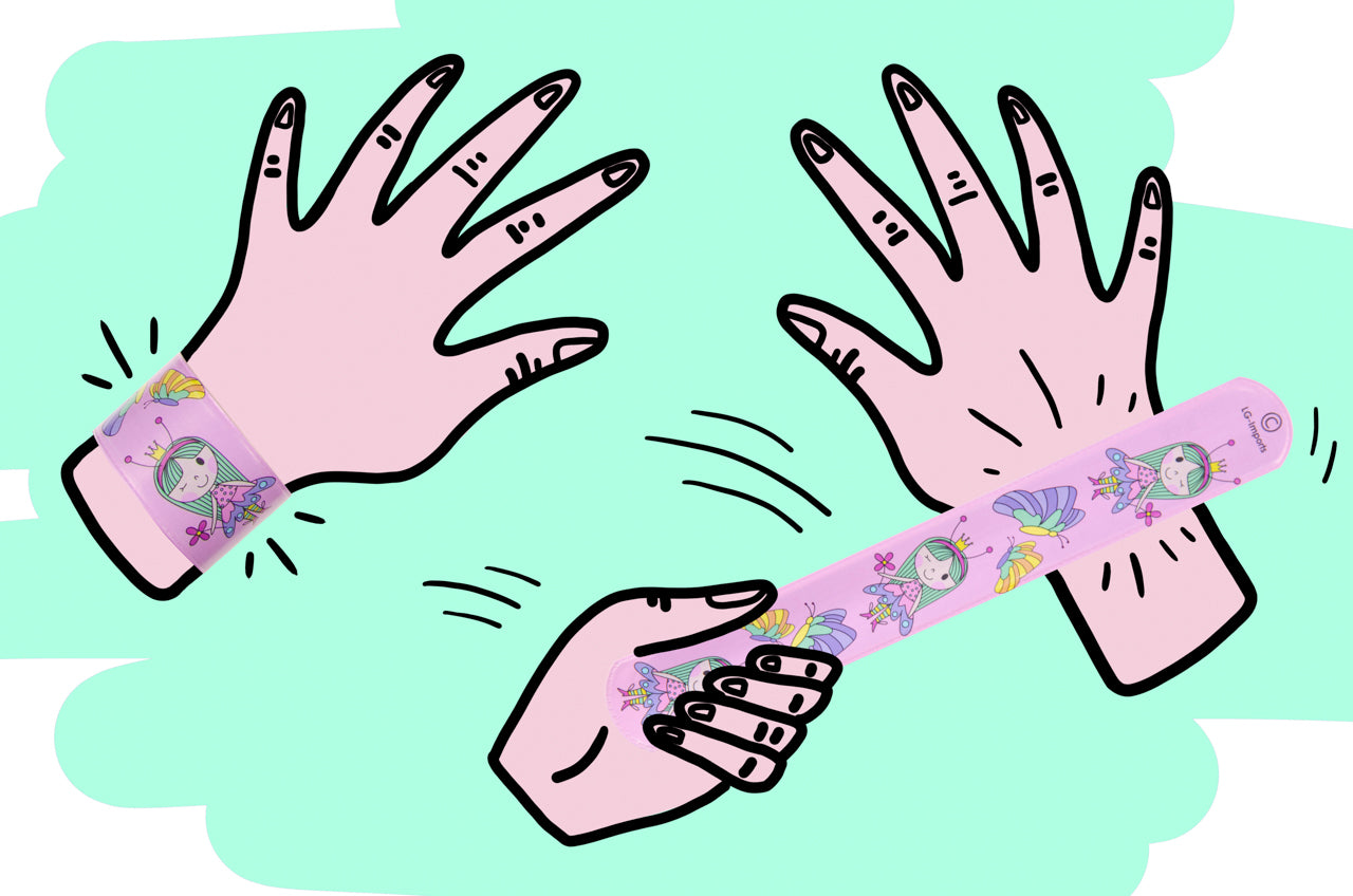 Pack of 12 Princess Snap Bracelets