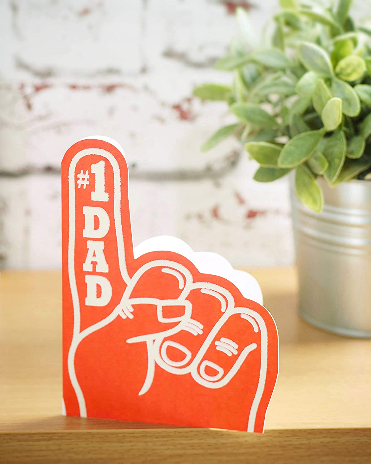 Foam Hand No. 1 Father's Day Card 