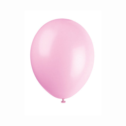 Pack of 50 Powder Pink 12" Latex Balloons