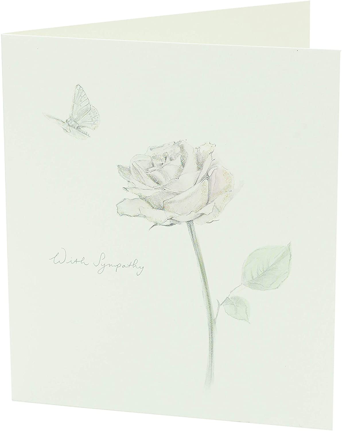 Rose Design Sympathy Card 