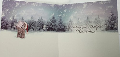 holographic christmas cards 3D Holographic Someone Special Me to You Bear Christmas Card– Shop Inc