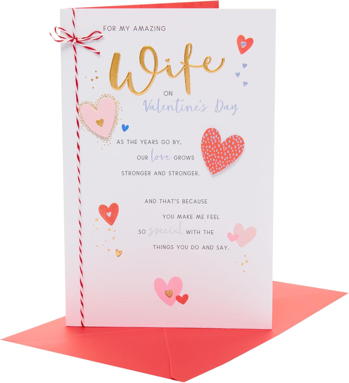 Sentimental Design Wife Valentine's Day Card– Shop Inc