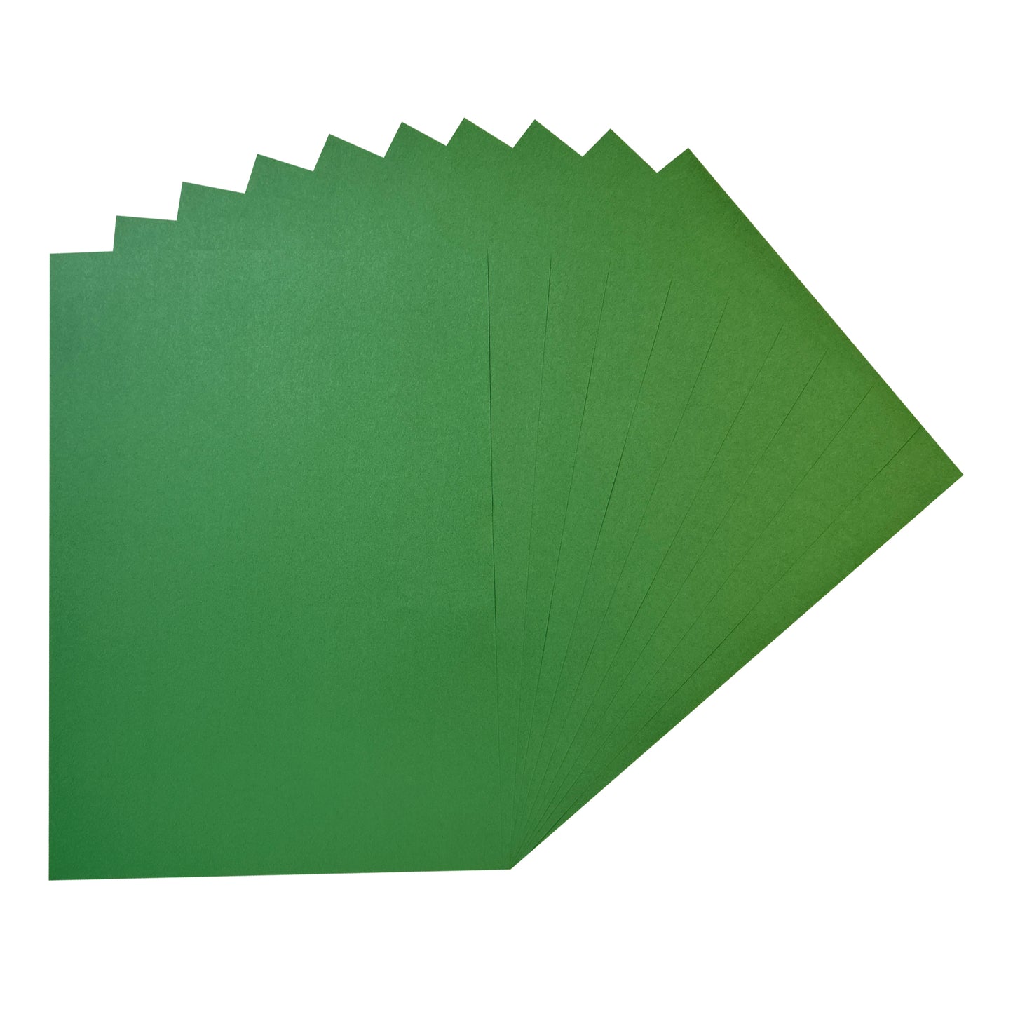 Pack of 20 Sheets A2 Green Colored Craft Papers 230gsm