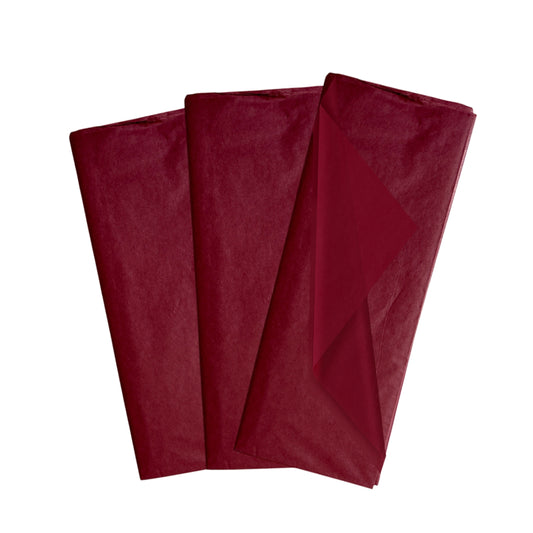 Pack of 200 Wine Colour Acid Free 50 x 70cm Tissue Paper Sheets