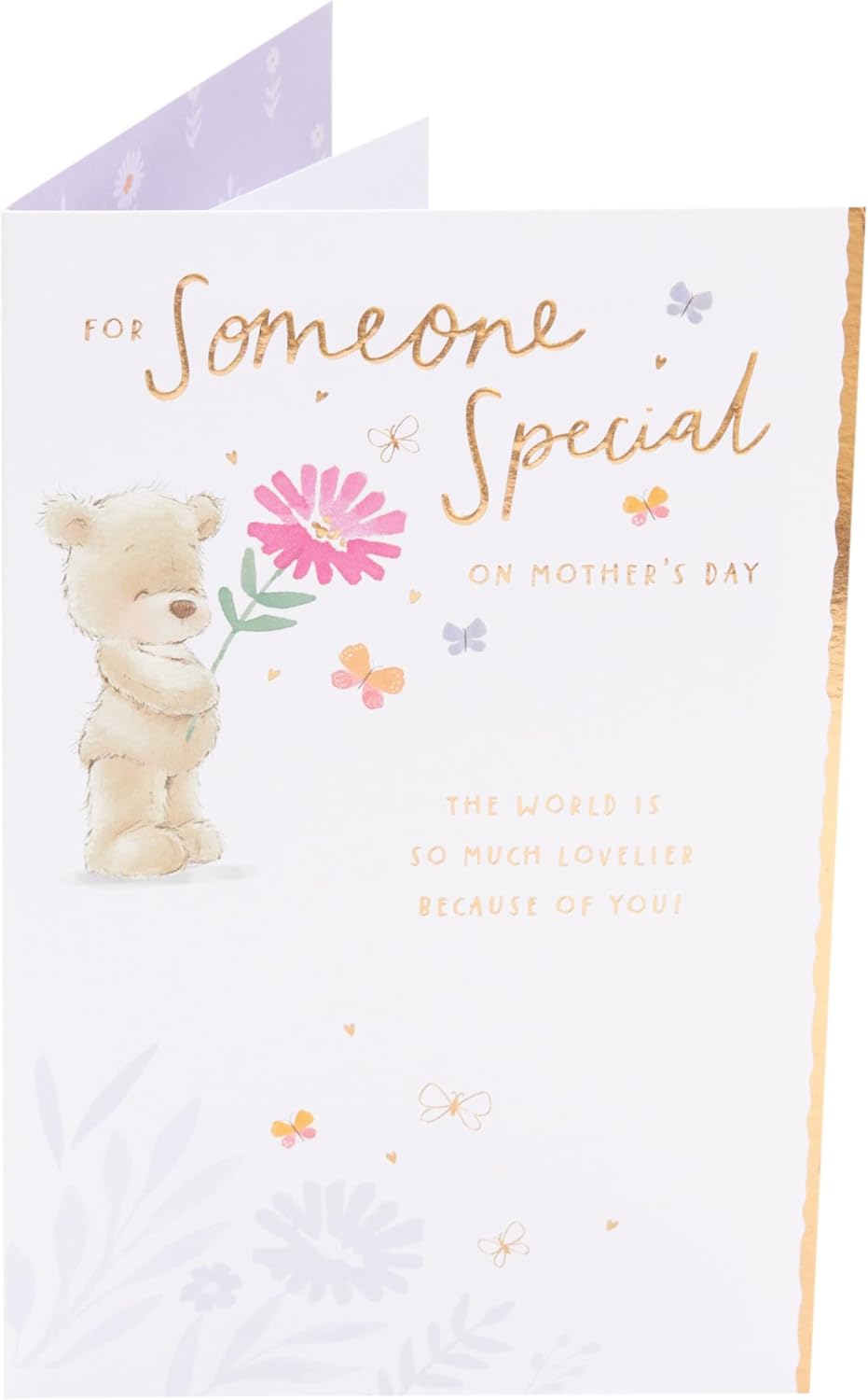 Cute Teddy Design for Someone Special Mother's Day Card 