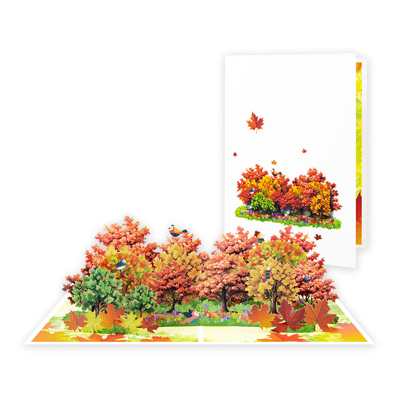 Majestic Maple Autumn 3D Pop Up Greeting Card