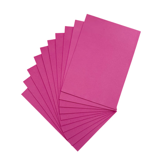 Pack of 100 A5 Hot Pink Coloured EVA Foam Sheets