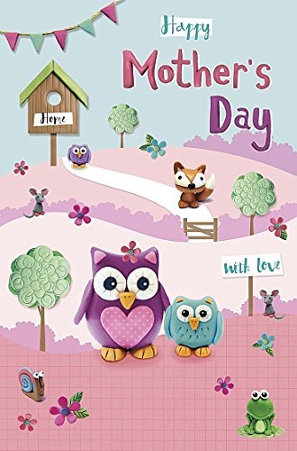 Owls Open Mother's Day Greeting Card