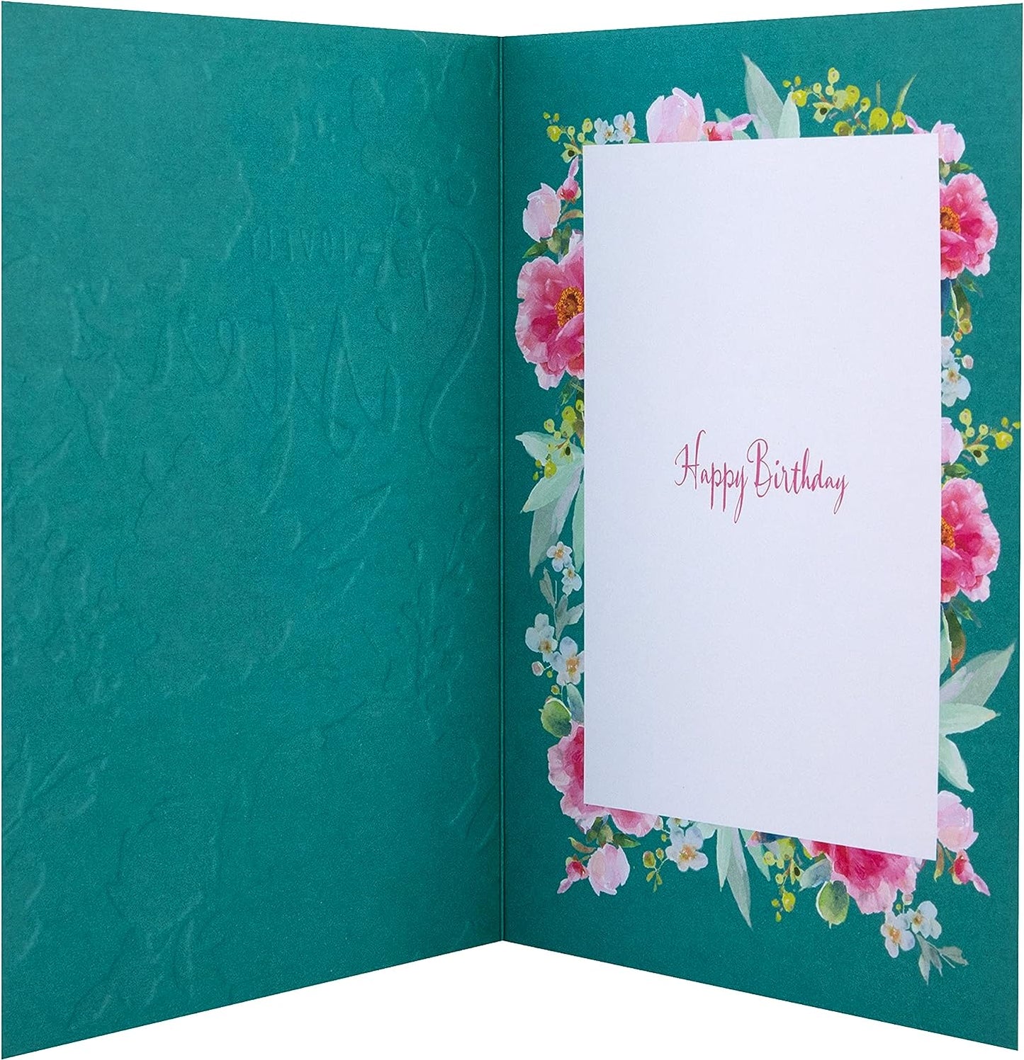 Classic Floral Design Sister Birthday Card
