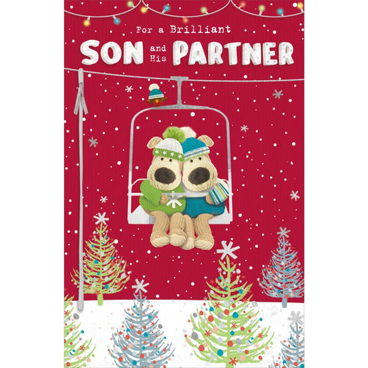 Boofles on Gondola Ride Son and His Partner Christmas Card
