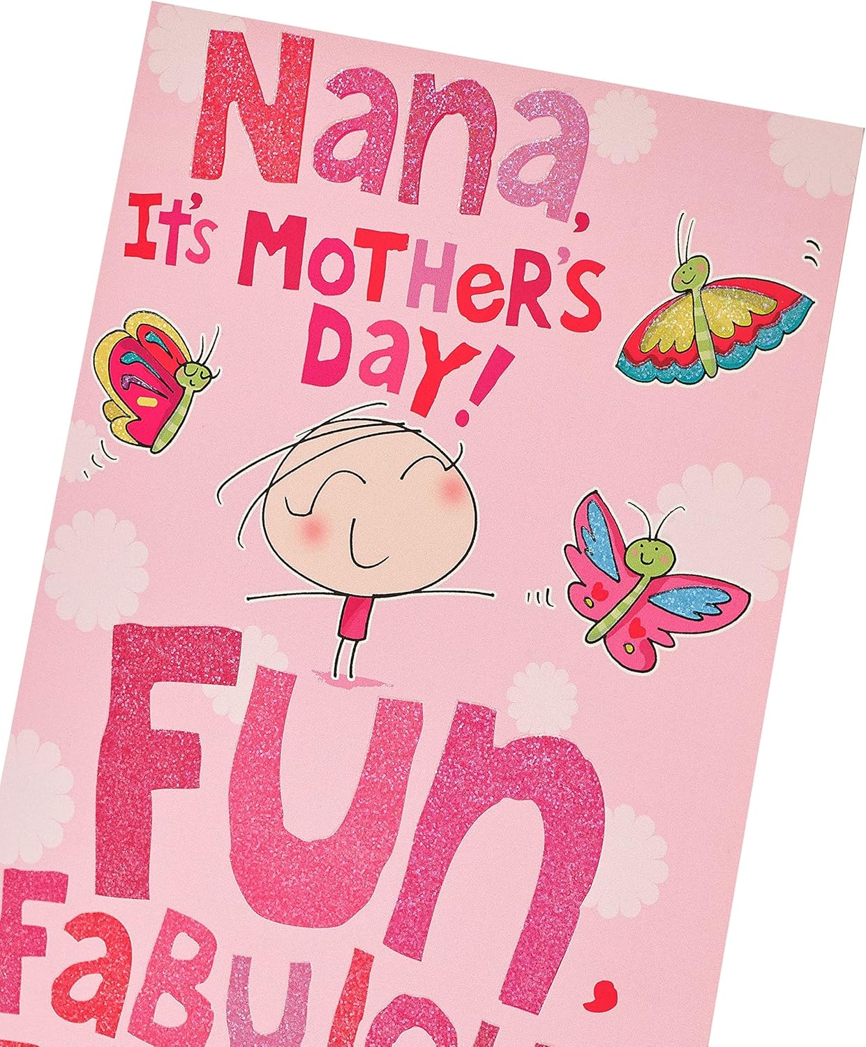 Bright Cartoon Design Nana Mother's Day Card