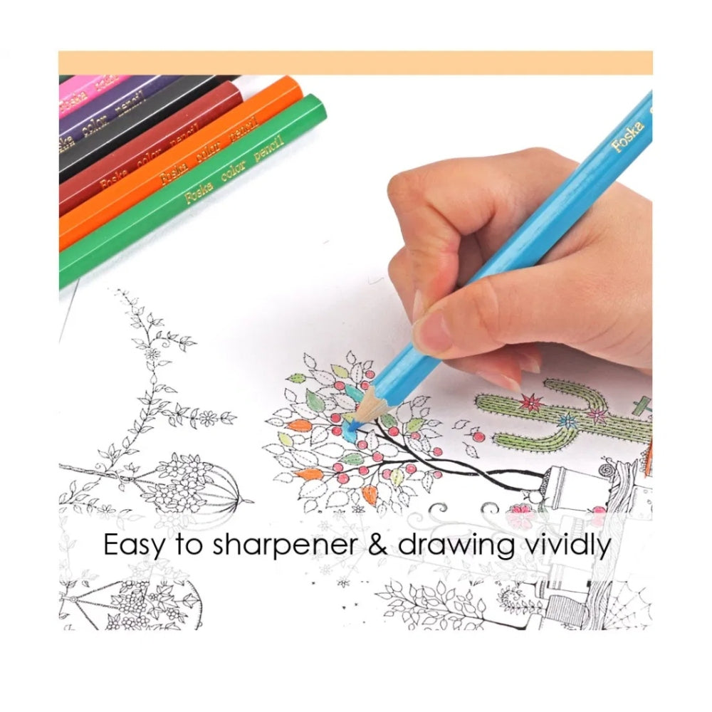 Pack of 72 Jumbo Assorted Colouring Pencils