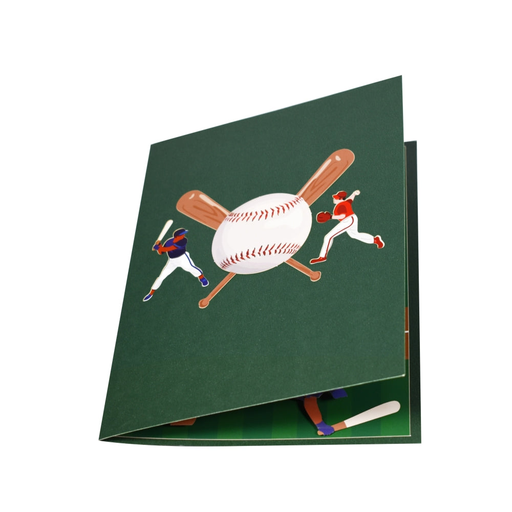 Baseball Field 3D Pop Up Greeting Card