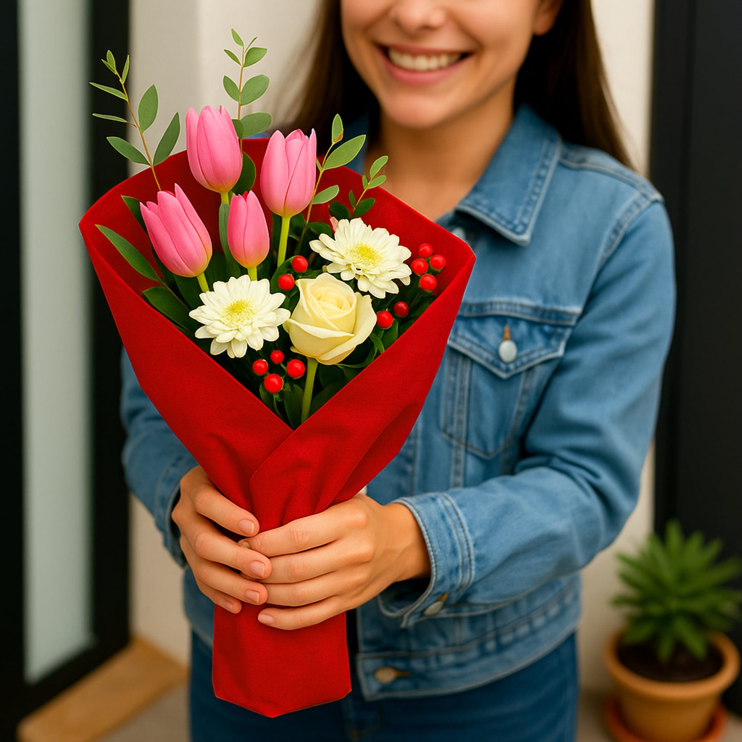 Pack of 10 Red Acid Free 50 x 70cm Tissue Paper Sheets