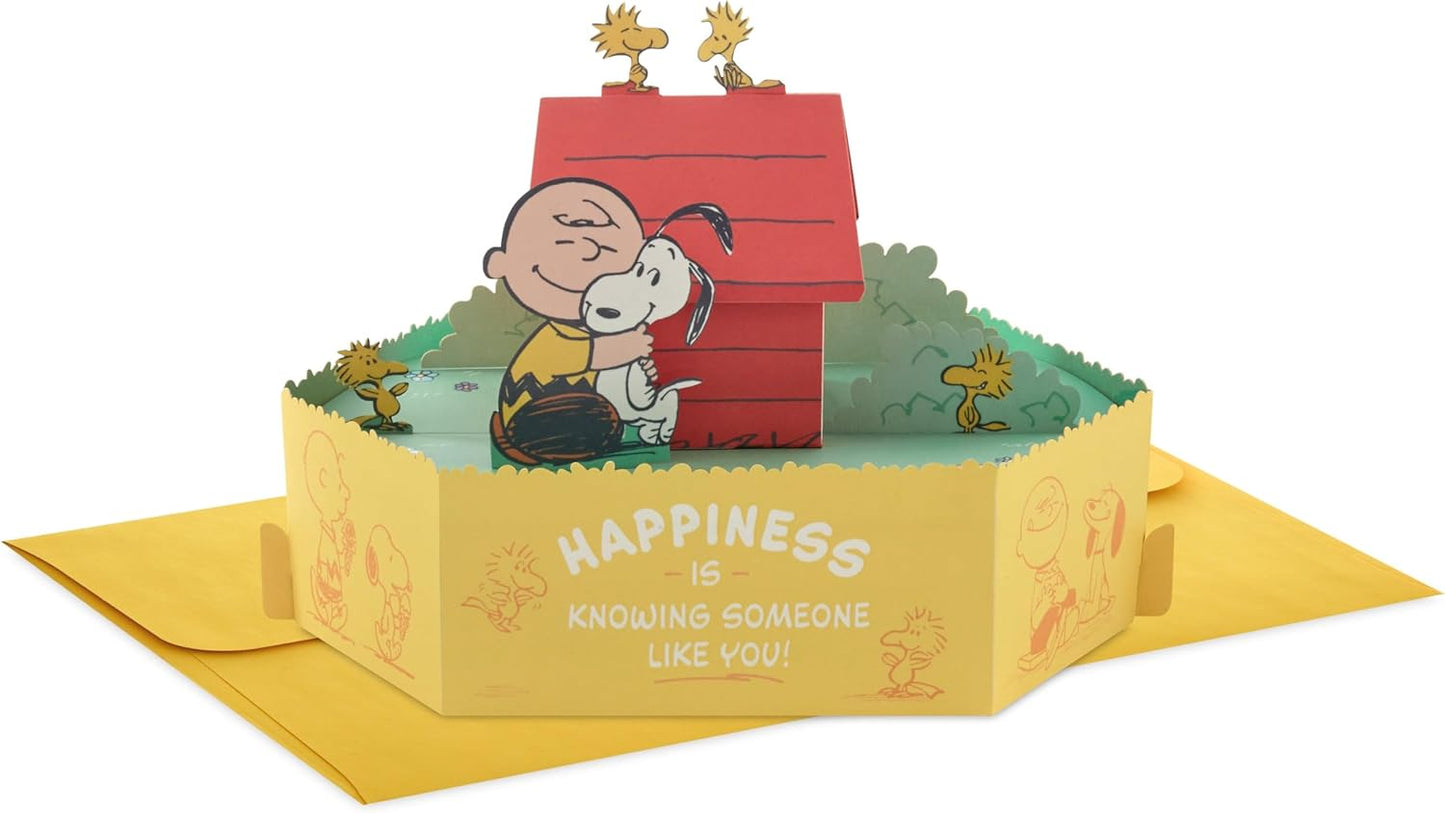 PEANUTS SNOOPY Paper Wonder Collection 3D Pop Up Birthday Card