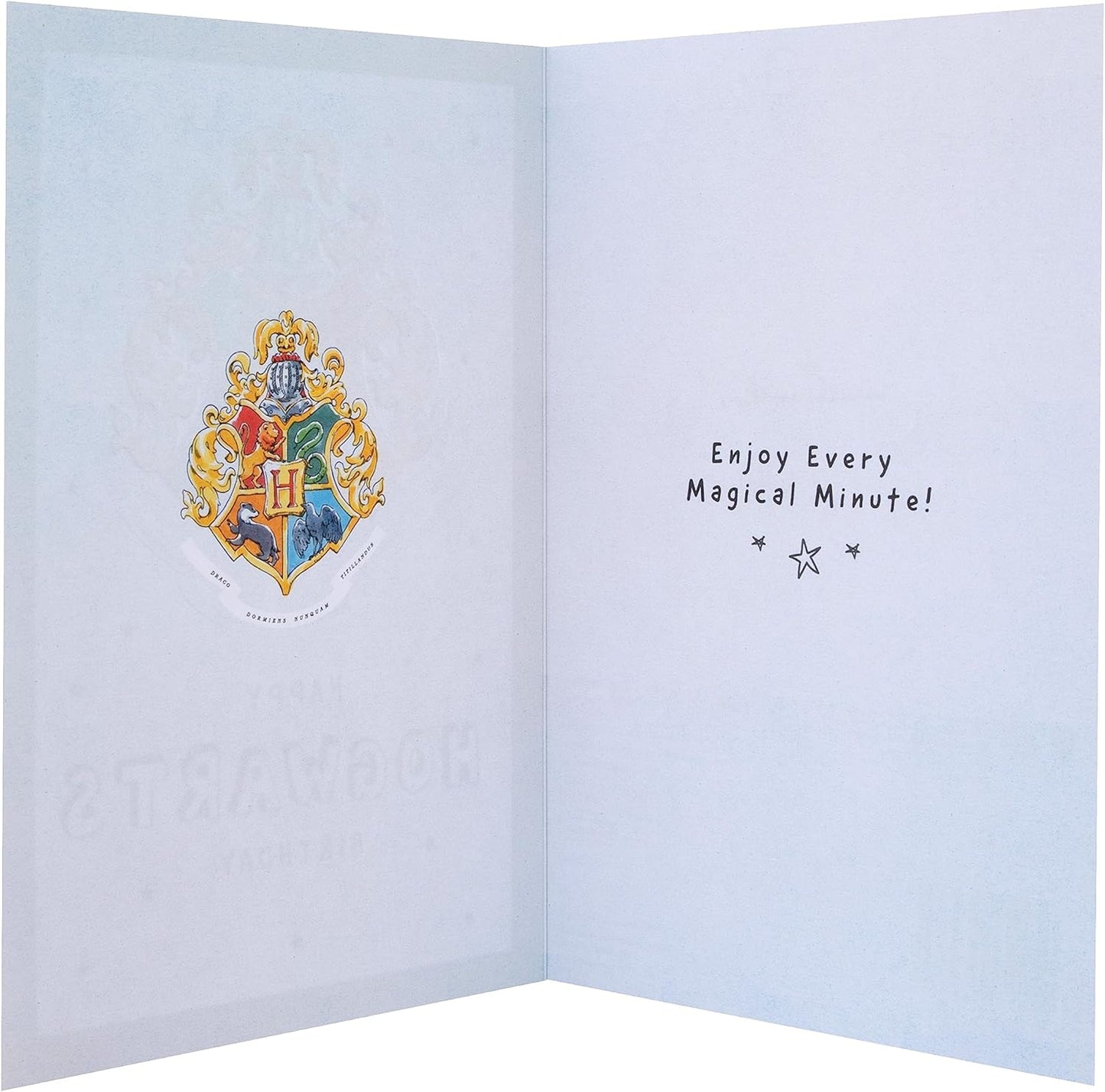 Harry Potter Hogwarts House Crest Design Birthday Card