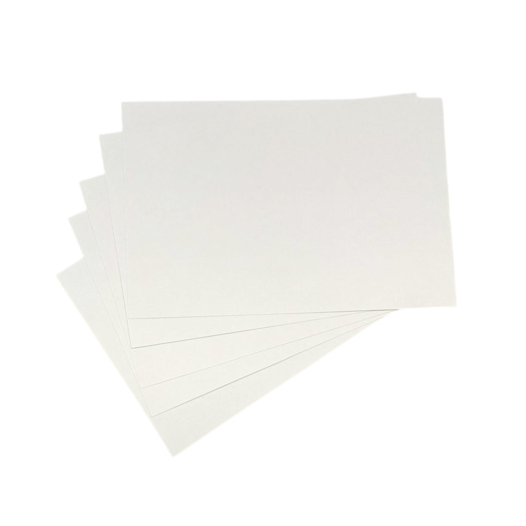 Pack of 600 White Plain 6x4" Record Cards – Blank Study Index Cards for Notes, Revision
