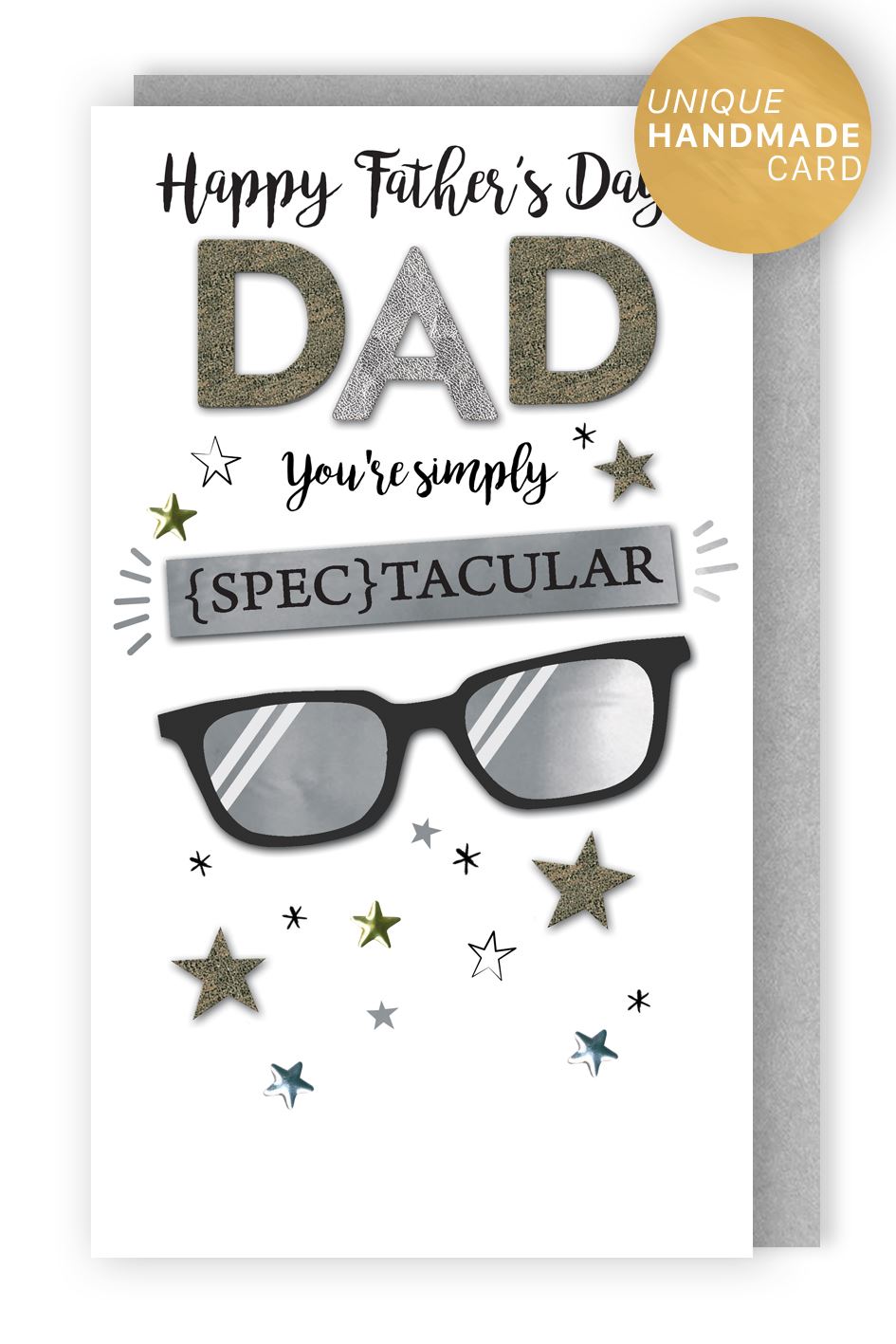 Simply Spectacular Dad Embellished Hand-finished Father's Day Card