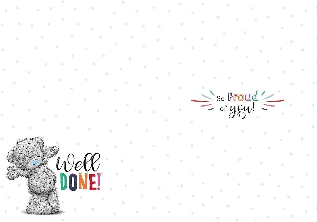 Bear With Star Well Done Congratulations Card