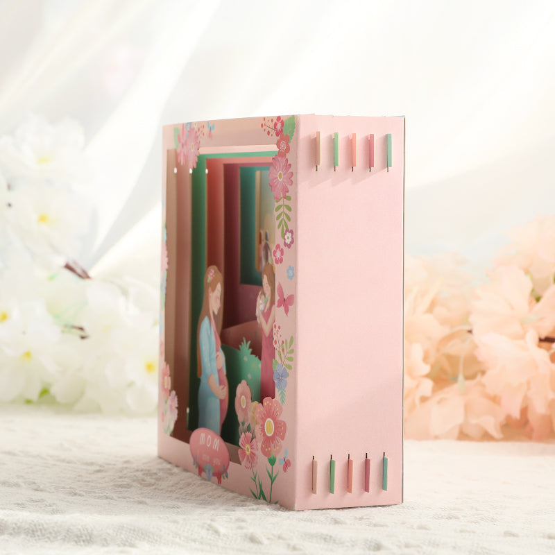 Moments of Motherhood 3D Pop Up Mother's Day Box Card