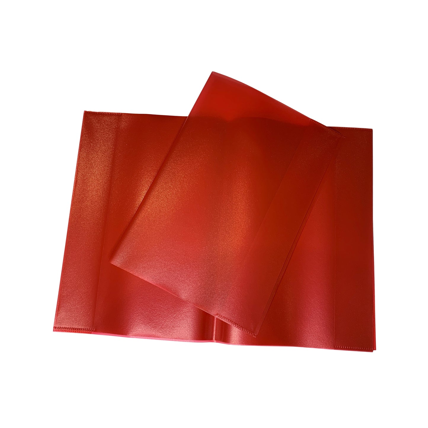 Pack of 10 A4 Frosted Red Exercise Book Covers