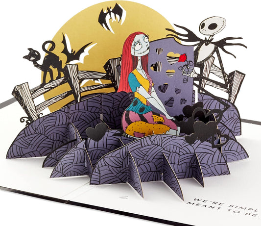 Signature Paper Wonder Pop Up Anniversary Birthday Card (Nightmare Before Christmas)