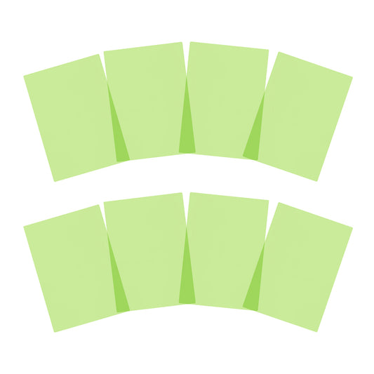 Pack of 24 A5 Plain Light Green Dyslexia Overlay Reading Sheets – PET Material, Rounded Corners