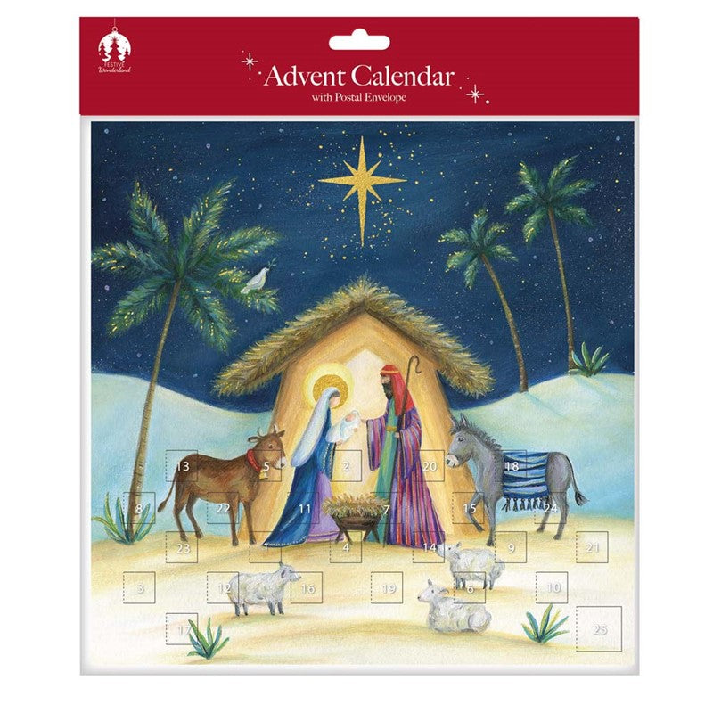 Christmas Large Nativity Design Advent Calendar