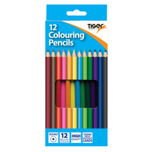 Box of 12 Full Length Colouring Pencils