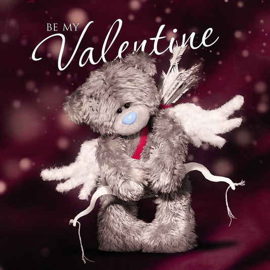 3D Me to You Be My Valentine Cupid Bear Valentines Day Card