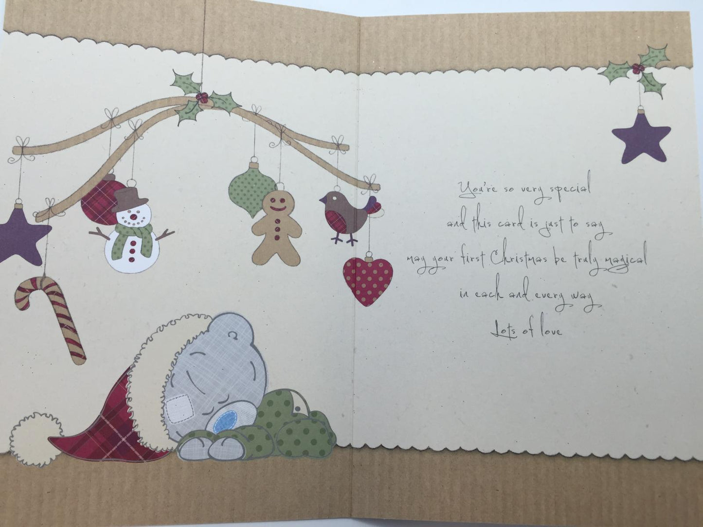 Me to You Son's 1st Christmas Greetings Card