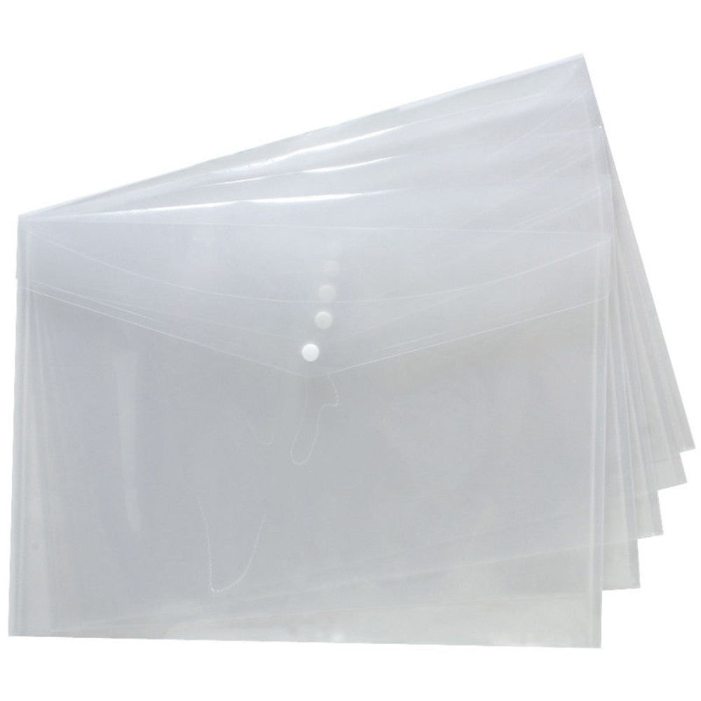 Pack of 25 A3 Clear Document Wallets