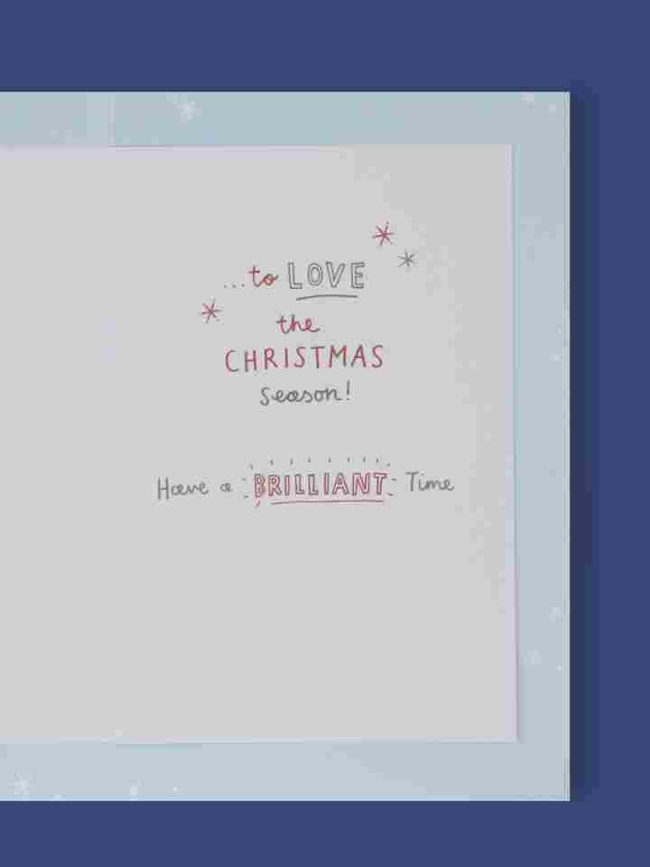You Lot Are The Reason For All of You Christmas Card 