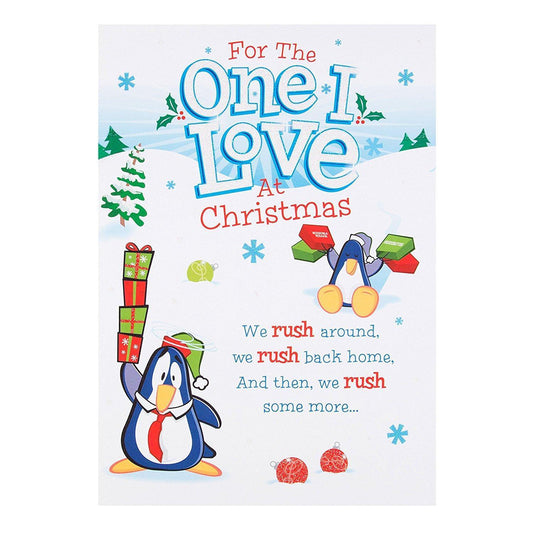 One I Love Christmas Card 'I Love You 