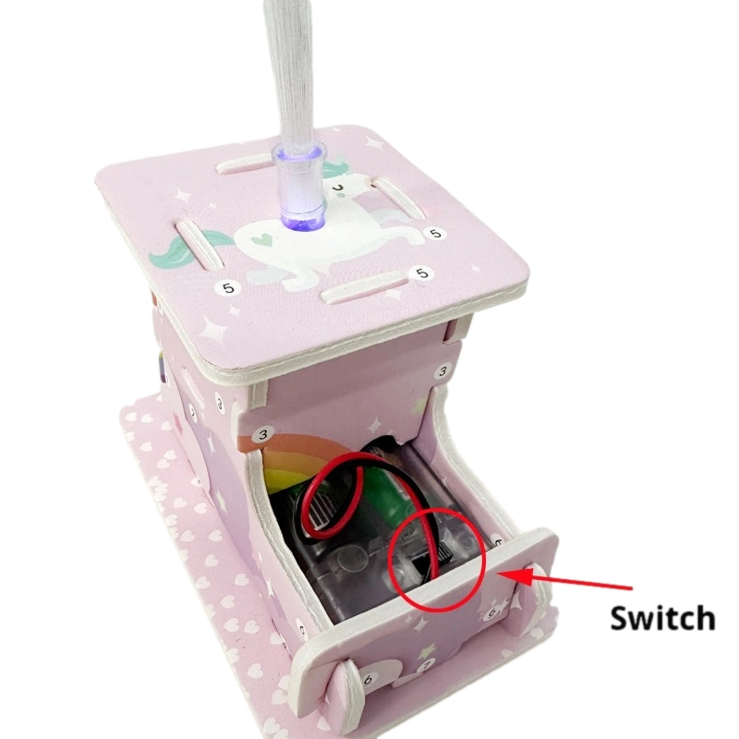 Fiber Optic Light DIY Stem Toy with Instruction Book