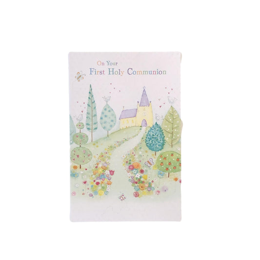 On Your First Holy Communion Card with Lots Of Love 