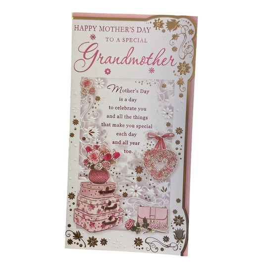 To A Special Grandmother Floral Foil Design Mother's Day Card