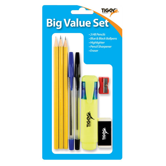 Big Value 8 Piece Stationery Set