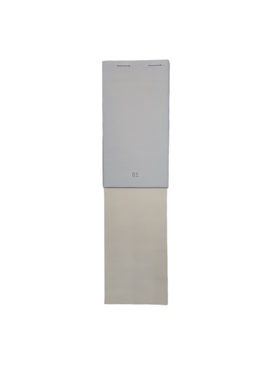 Pack of 50 76mm x 140mm Plain White Duplicate NCR Service Pads