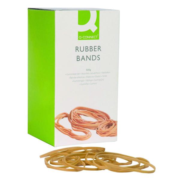 Q-Connect Rubber Bands No.38 152.4 x 3.2mm 500g KF10544