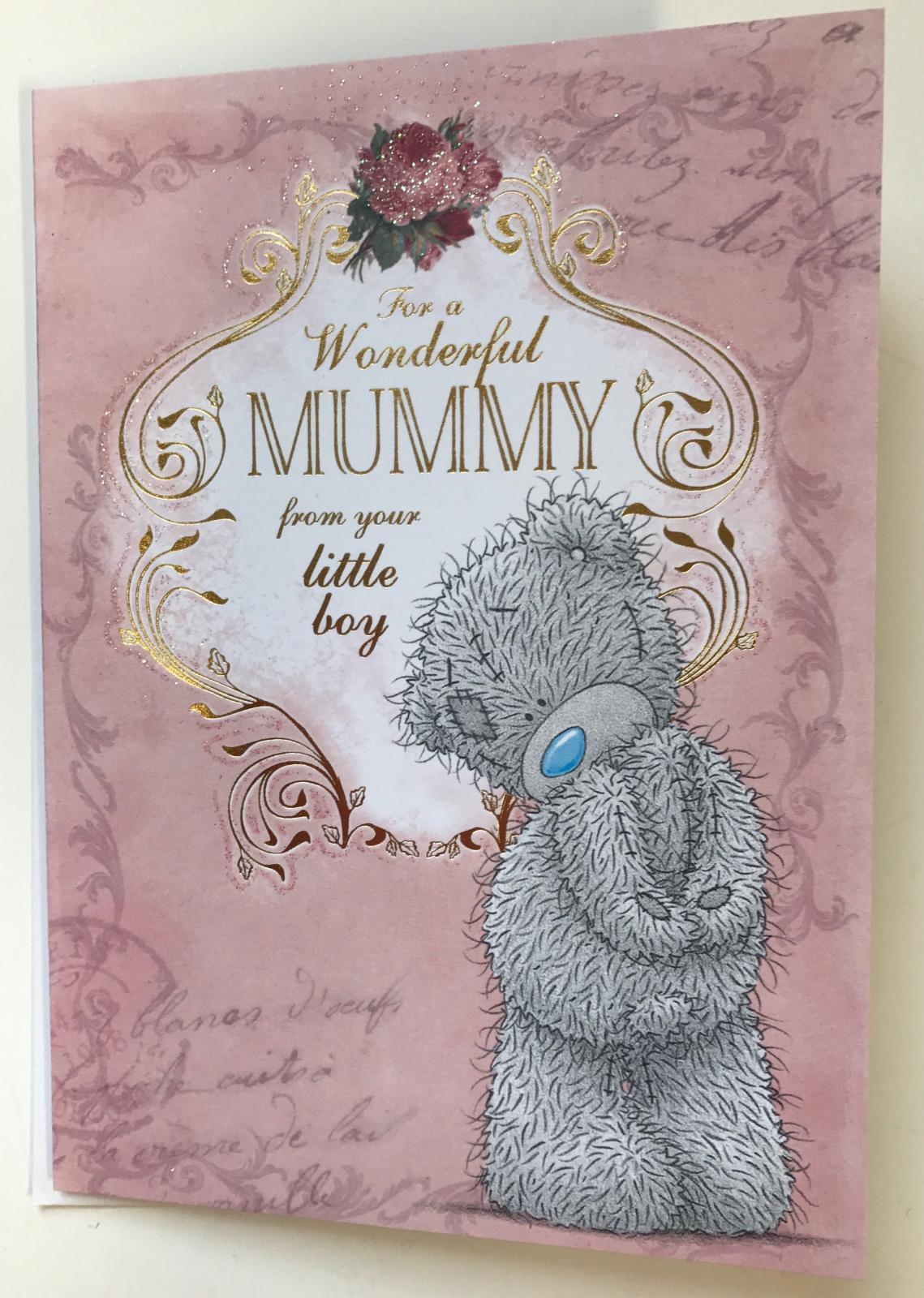 Me to You Wonderful Mummy From Little Boy Mother's Day Card