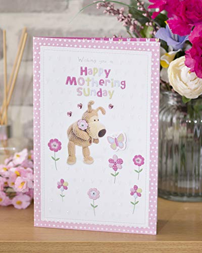 Boofle with Flowers and Butterfly Design Mother's Day Card
