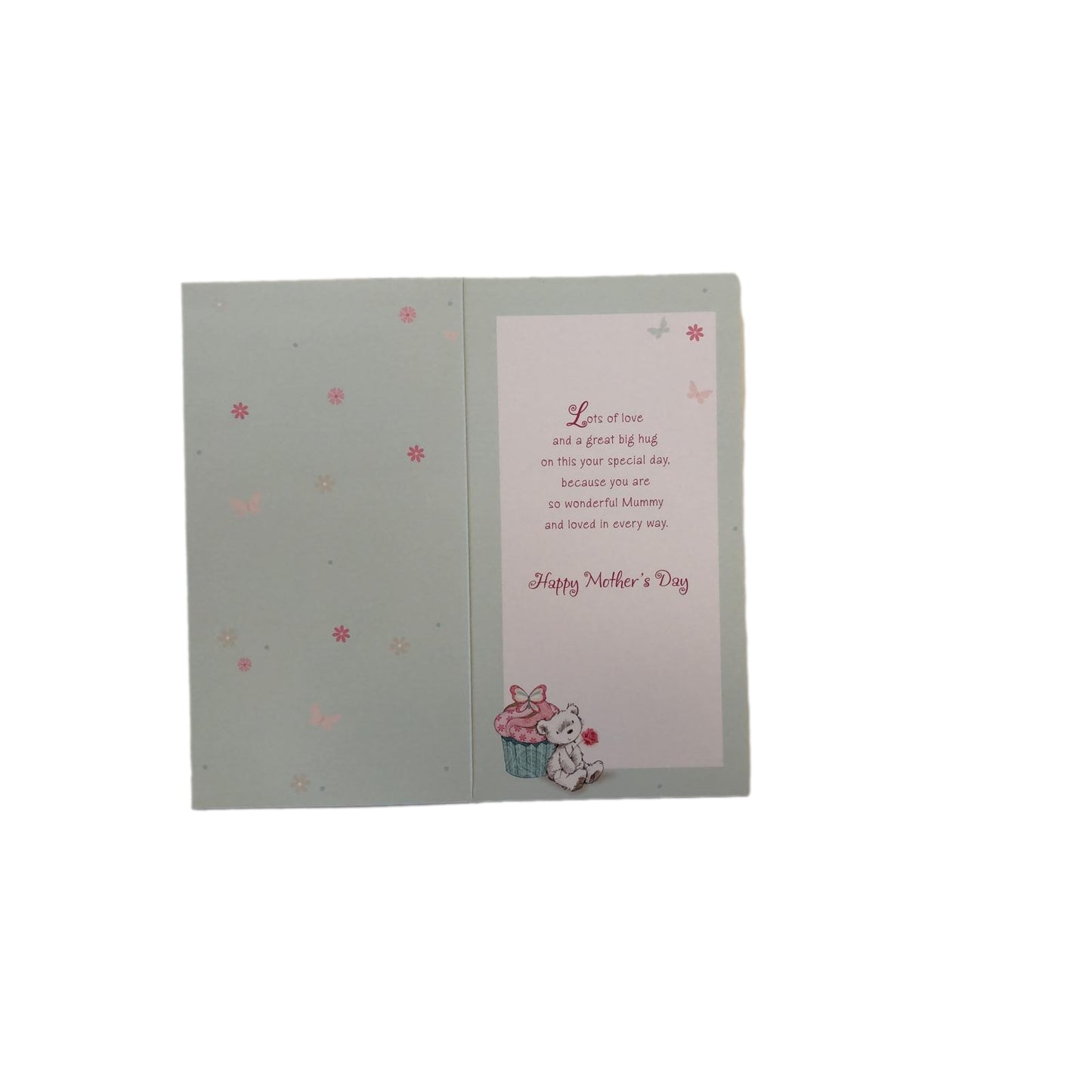 Cupcakes & Teddy Design Design Mother's Day Card